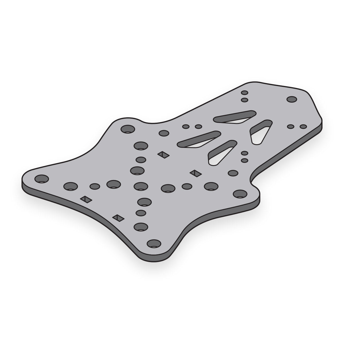 Replacement Vannystyle Mid Plate