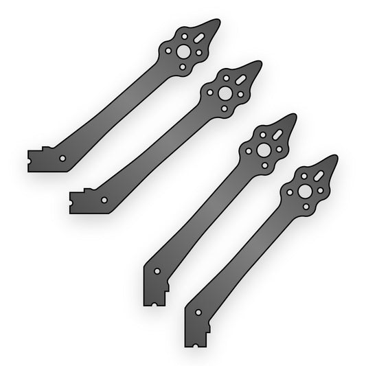 Replacement True X Arms (w/ NEW! Improved Design) for Vannystyle Pro Frame (4pcs)