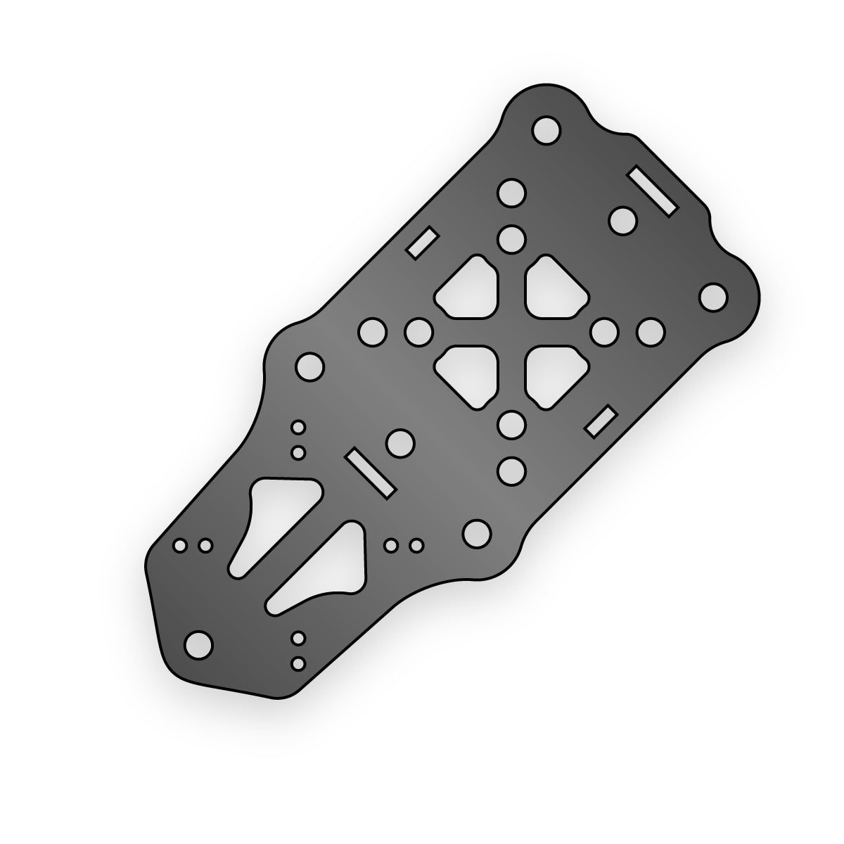 Replacement Mid Plate for Vannystyle Pro Frame
